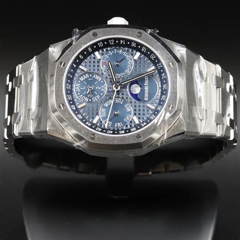 audemars piguet royal oak perpetual calendar blue dial|audemars piguet royal oak perpetual calendar limited edition watch.